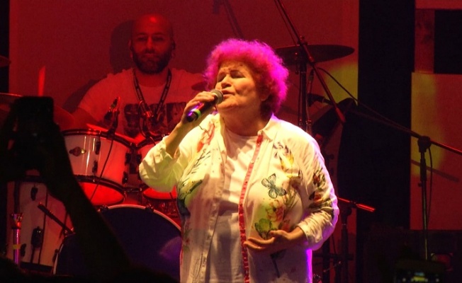 Selda Bağcan 'Sokak Festivali'nde sahne aldı.