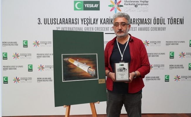 3. Uluslararası Yeşilay Karikatür Yarışması’nda Ödüller Sahiplerini Buldu