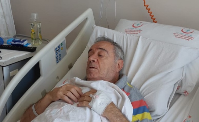 Ateşböceği Ercan hastaneye kaldırıldı
