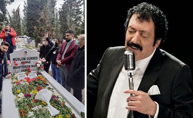 Müslüm Gürses'in 8. ölüm yıl dönümünde sevenleri mezarına akın etti