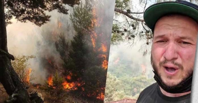 Marmaris'teki orman yangını Şahan Gökbakar'ın yazlığına sıçradı