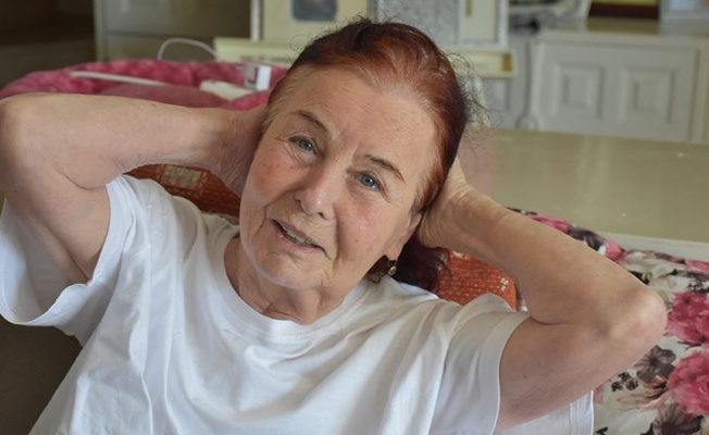 Fatma Girik İstanbul da fizik tedavi görüyor