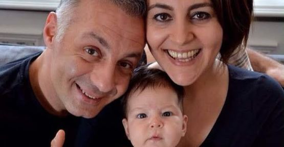 Ahmet Saraçoğlu 3 aylık kızıyla ilk Babalar Günü heyecanını yaşadı!
