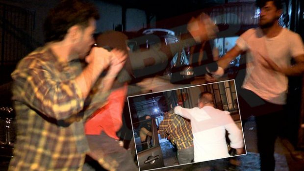 Şafak Pakdemir'in sevgilisi gazetecilere saldırdı
